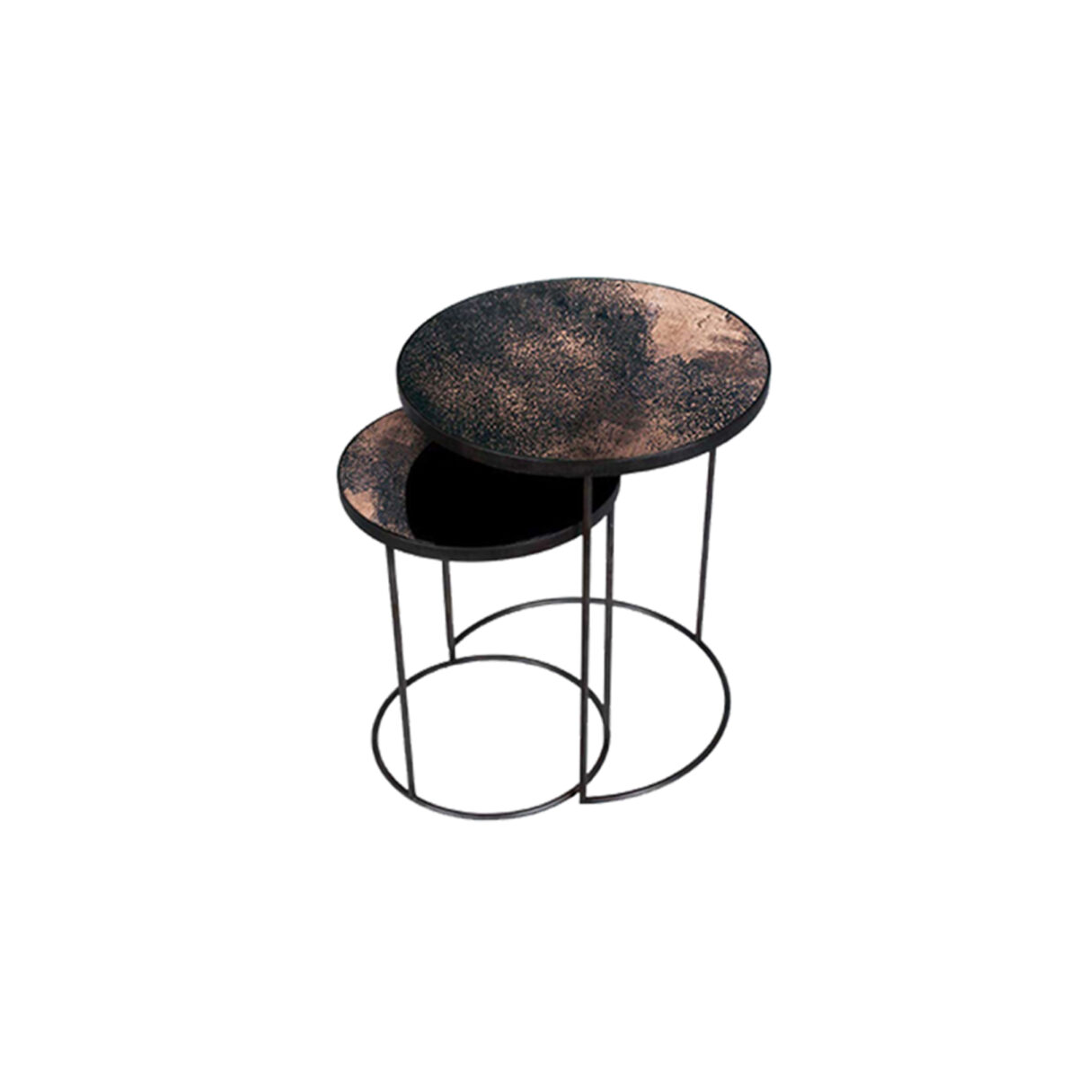 NM Nesting sidetable bronze