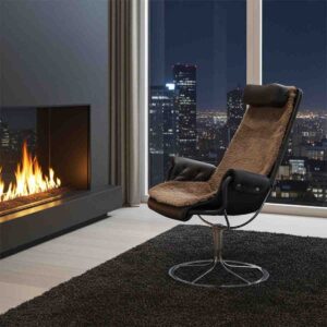 jetson fåtölj inkl fårskinn