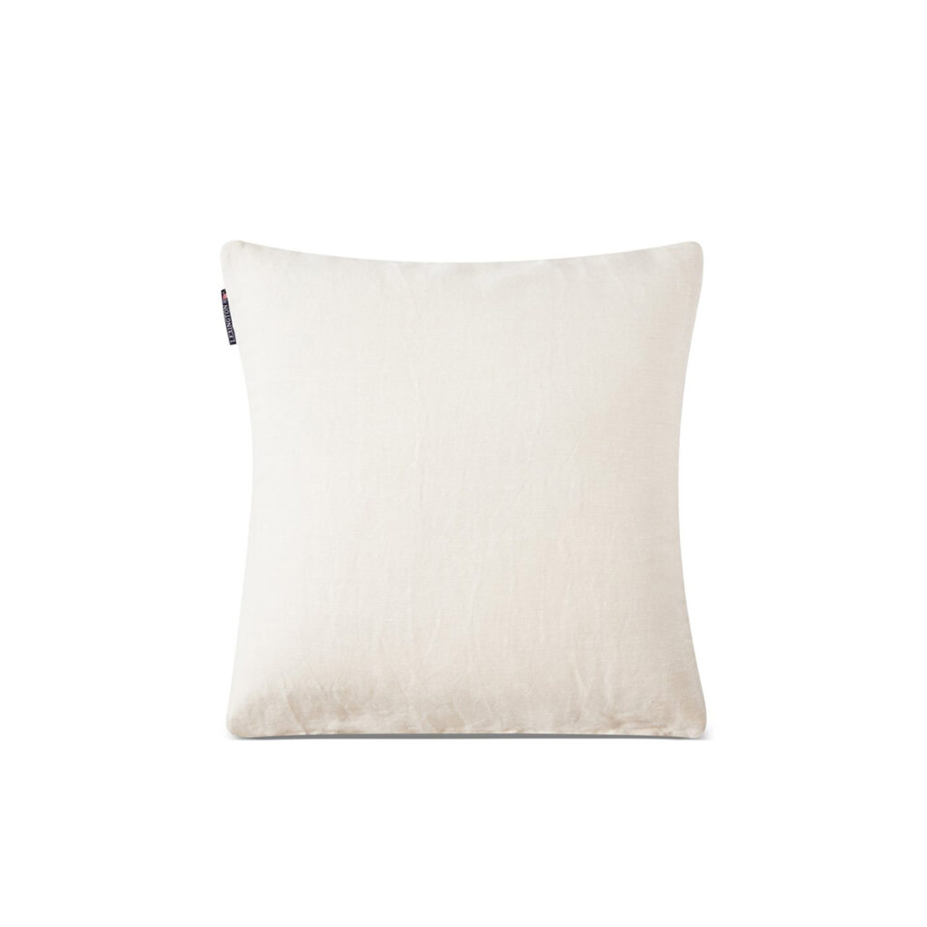 lexington whiteputty quilted linen blend pillow cover SS23 2
