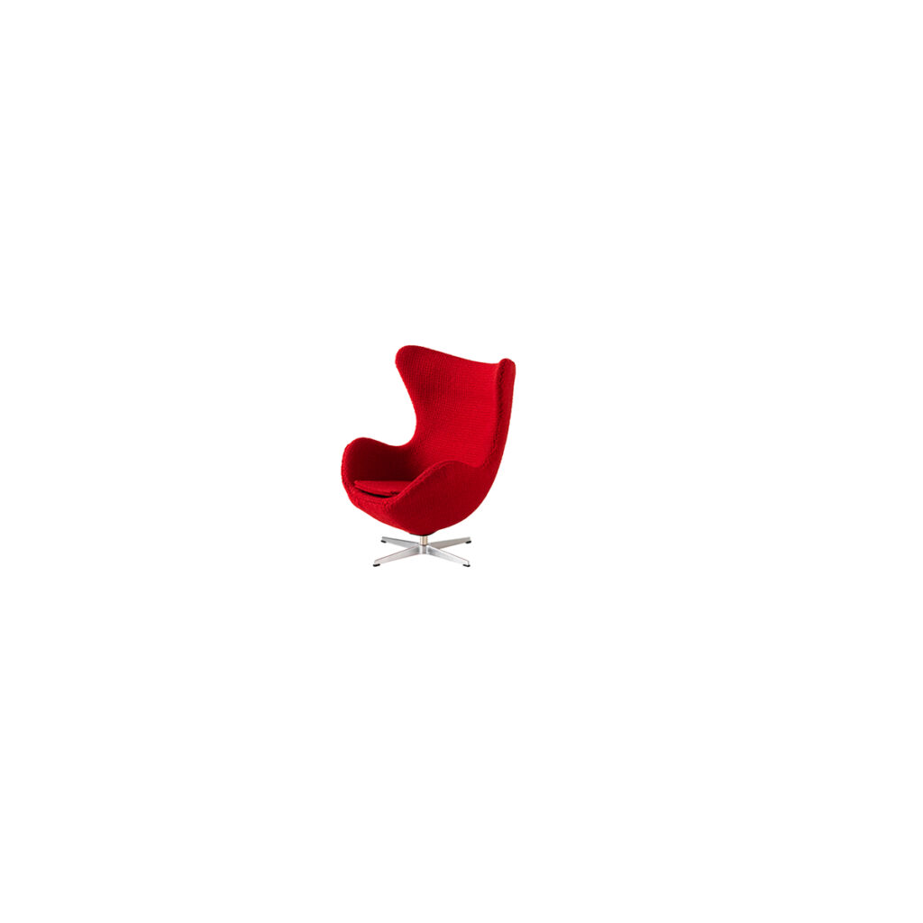 fritz hansen egg miniature red