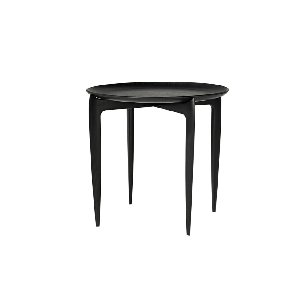 fritz hansen foldable tray table black