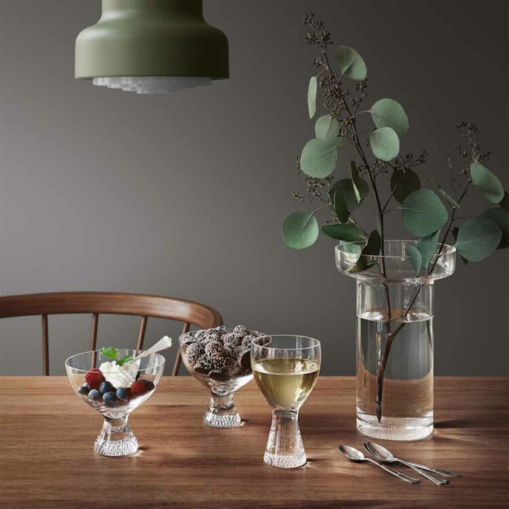 kosta boda bowl high foot clear envir 1