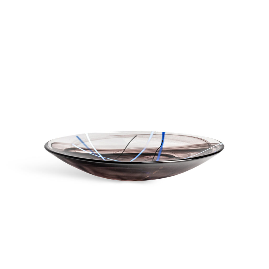 kosta boda contrast bowl 380mm svart
