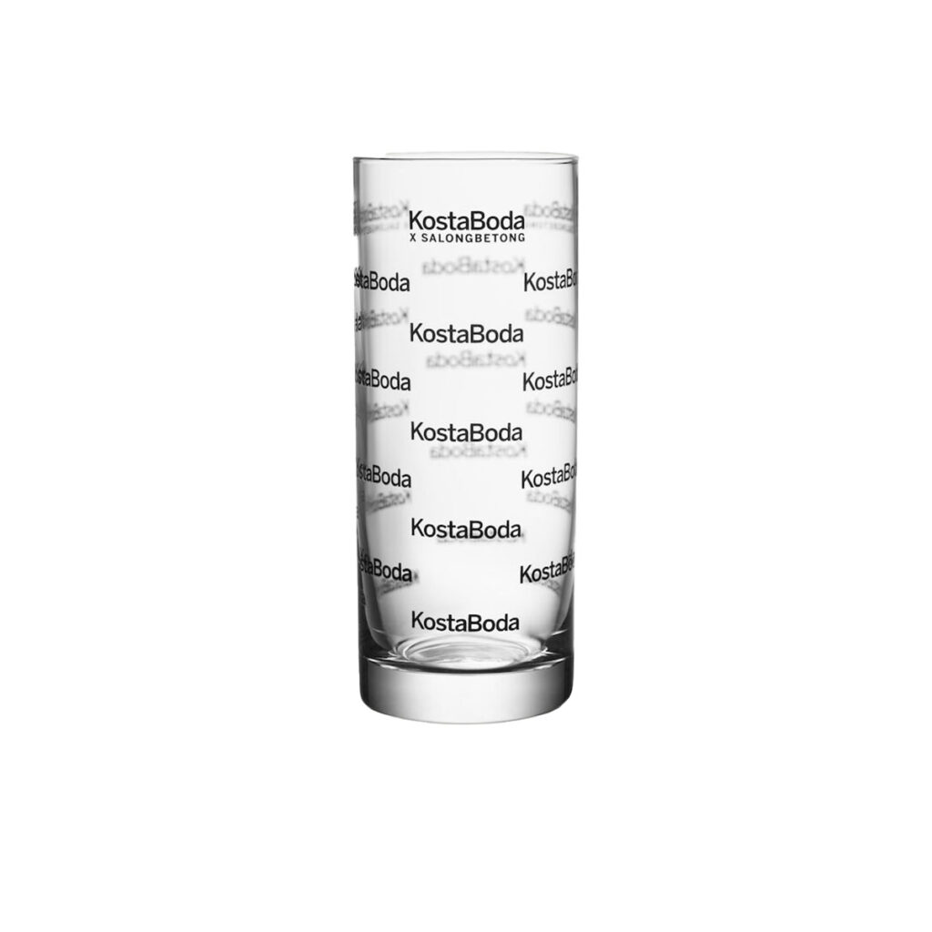 kosta boda salong betong highball glas 2 pack