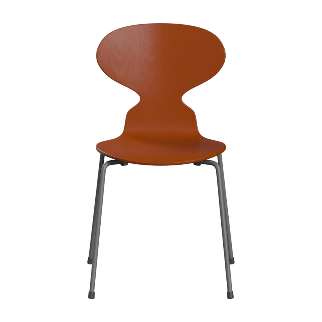 fritz hansen myran 3101 colash paradiseorange silvergrey
