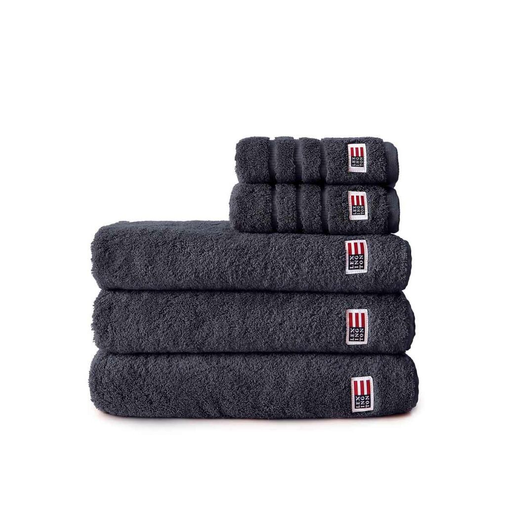 lexington icons original towel charcoal