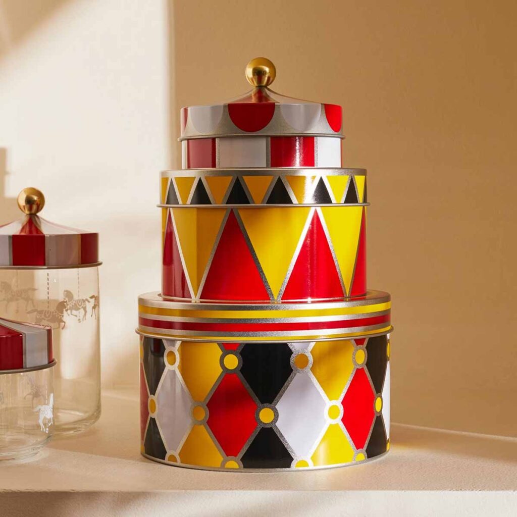Alessi circus plåtburk