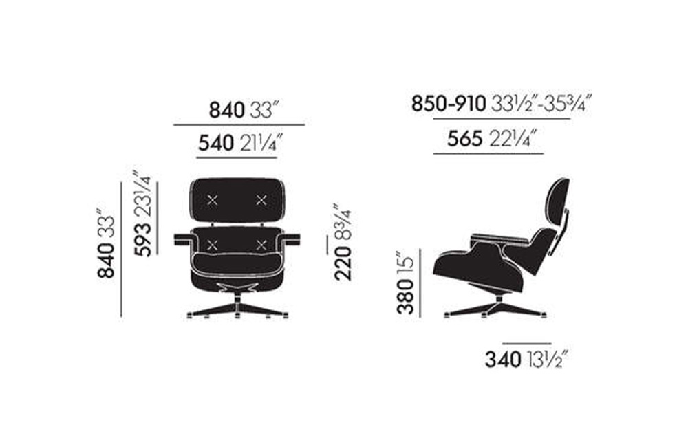 classic dimensions eames lounge chair 1 eames lounge chair classic dimensions