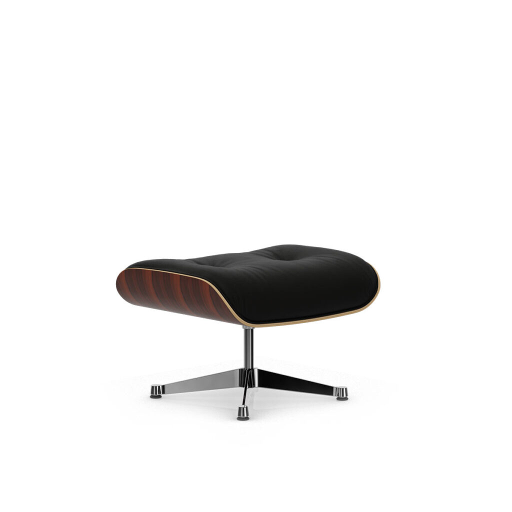 Eames Lounge Ottoman Läder