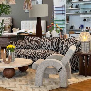 Dusty Deco Miles Zebra