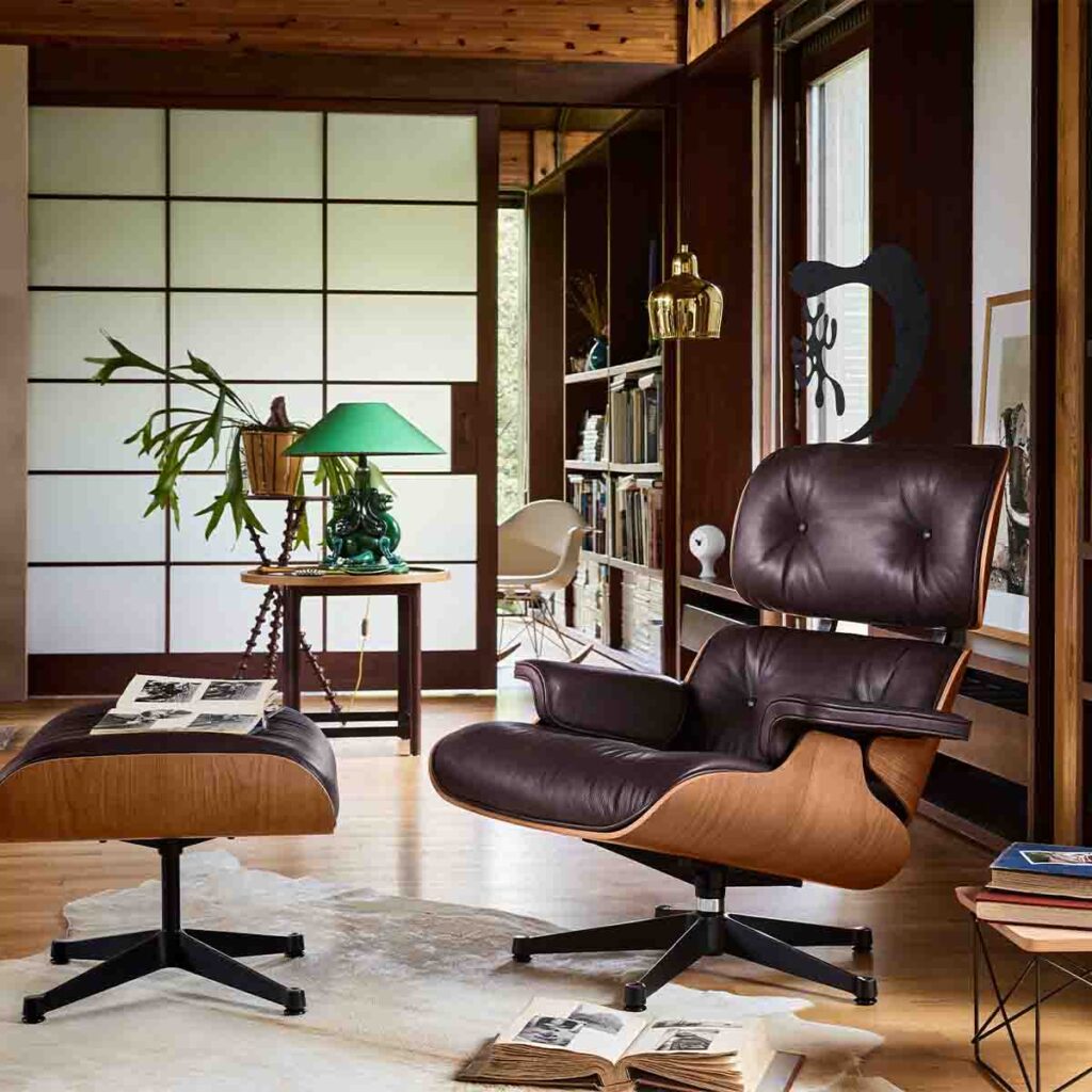 Eames Lounge Chair Cherry Natural